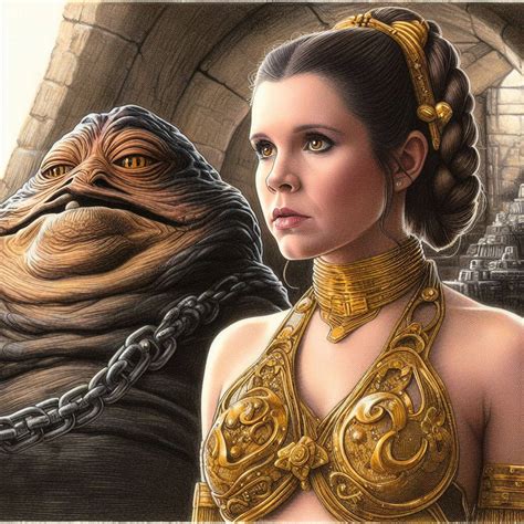 lollipopginger nude|Slave Leia and Jabba